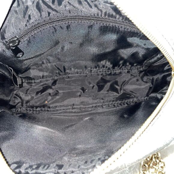 Victorias Secret Metallic Silver Crossbody Small - Picture 7 of 8